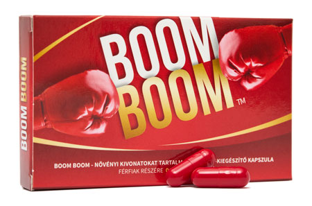 Boom Boom potencia kapszula: megdöbbentően intenzív merevedés a szeretkezés teljes ideje alatt